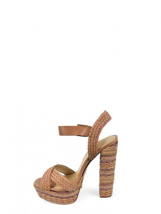 SCHUTZ SANDAL IN WOVEN LEATHER