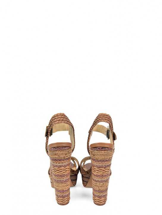SCHUTZ SANDAL IN WOVEN LEATHER