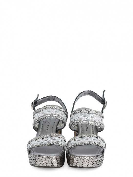 PONS QUINTANA BRAIDED SANDALS