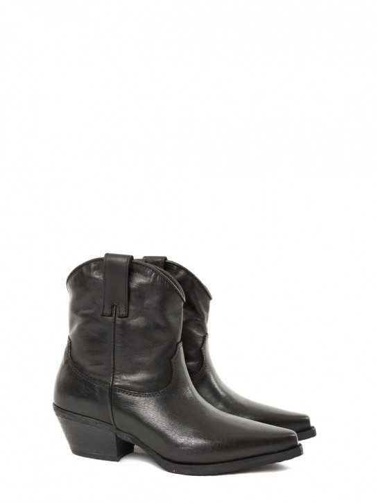 METISSE LEATHER TEXAN BOOTS