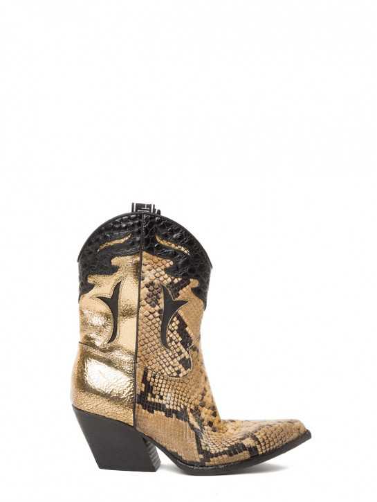 Elena Iachi PYTHON TEXAN BOOTS