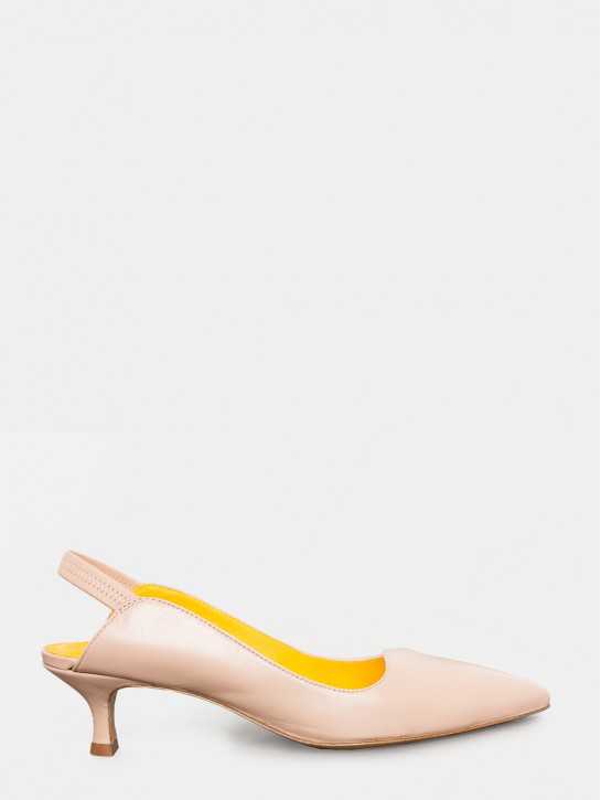 mara bini Sandalo slingback in pelle