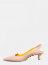 mara bini Sandalo slingback in pelle