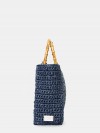 CHICA Handmade Borsa crochet con manici in bamboo