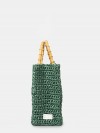 CHICA Handmade Borsa crochet con manici in bamboo