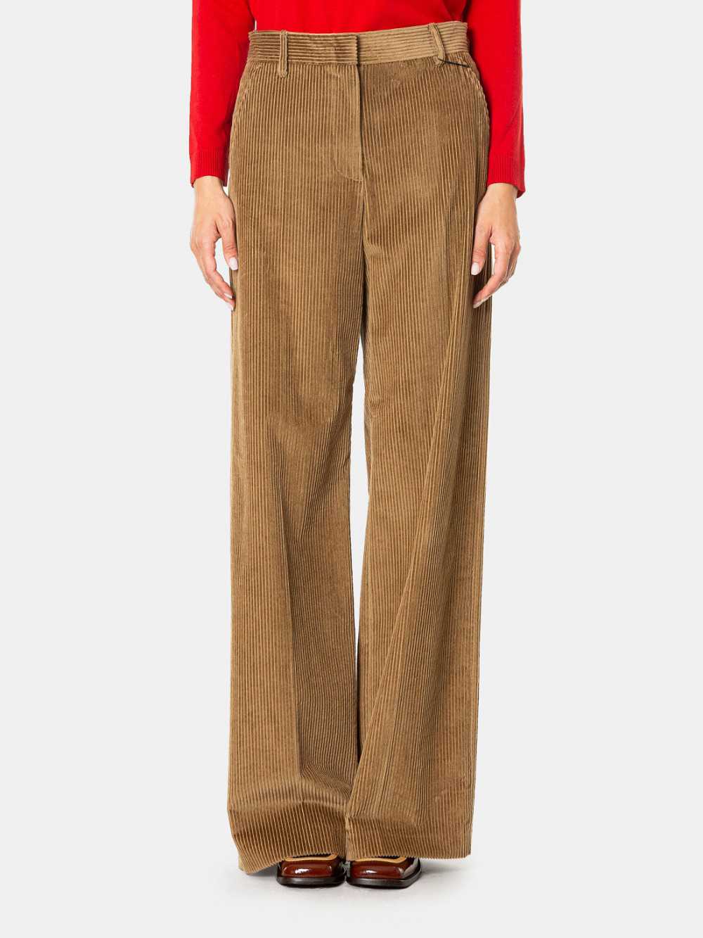 MAX MARA WEEKEND PANTALONI LUSSO Donna Cammello