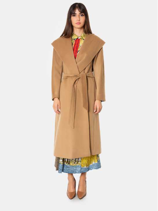 MAXMARA STUDIO Cappotto con cappuccio