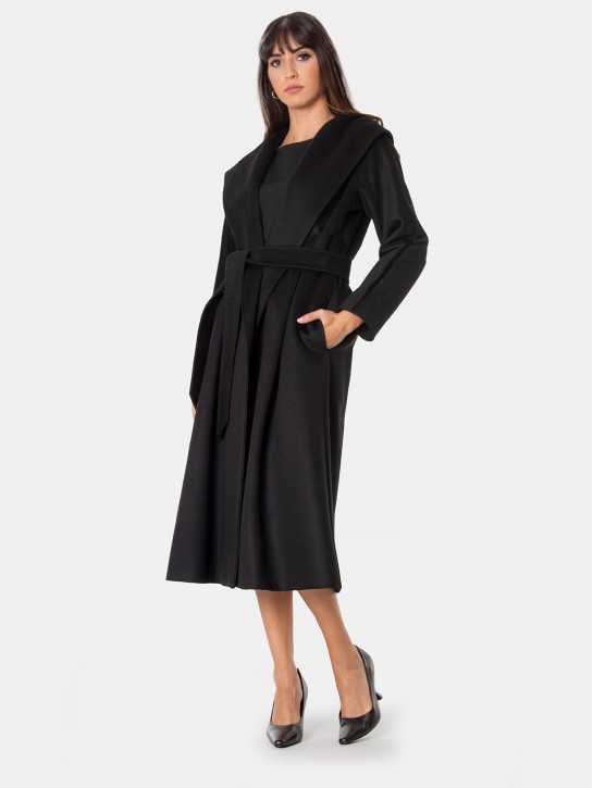 MAXMARA STUDIO Cappotto con cappuccio