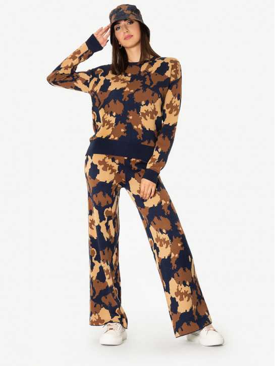 JIJIL Pantalone camouflage