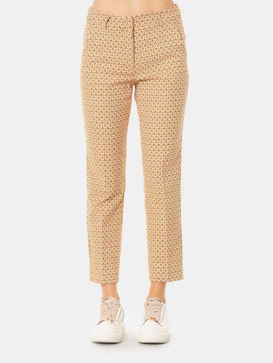 MAXMARA WEEKEND Pantaloni in cotone jacquard