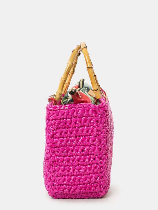 CHICA Handmade Borsa grande in rafia