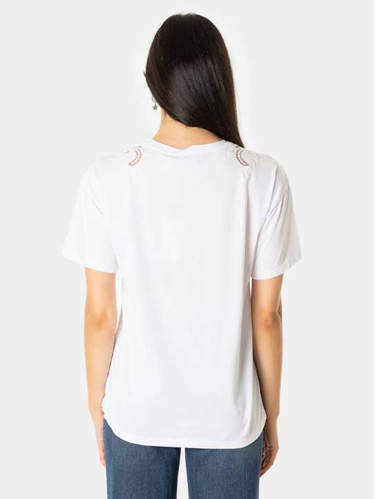 ERMANNO SCERVINO T-shirt con pizzo