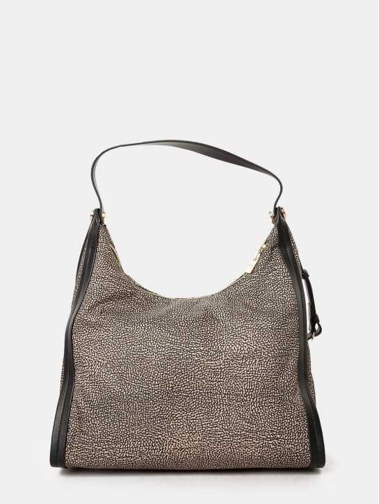 BORBONESE Borsa Hobo in nylon