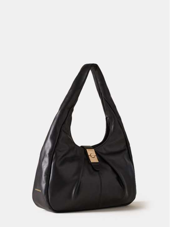 BORBONESE Borsa Hobo medium in nappa