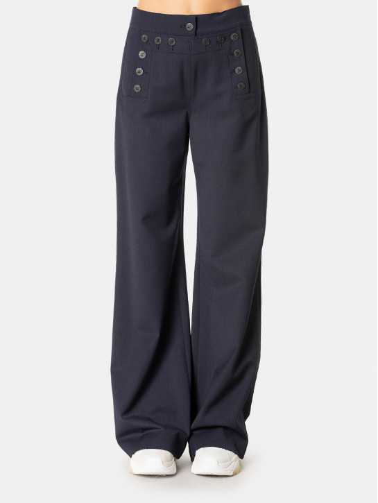 MAXMARA WEEKEND Pantalone stringato sul retro