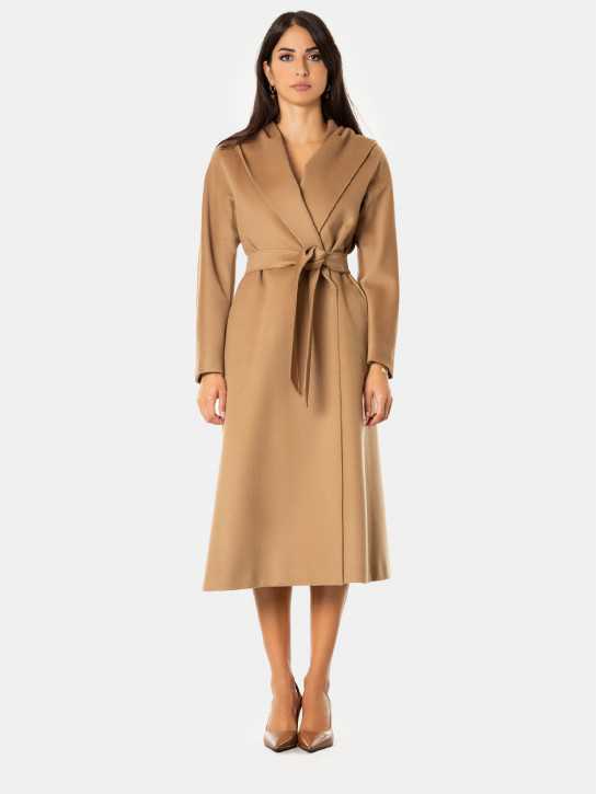 MAXMARA STUDIO Cappotto lungo con cappuccio