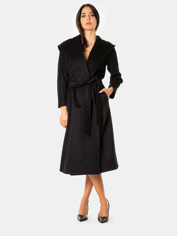 MAXMARA STUDIO Cappotto lungo con cappuccio