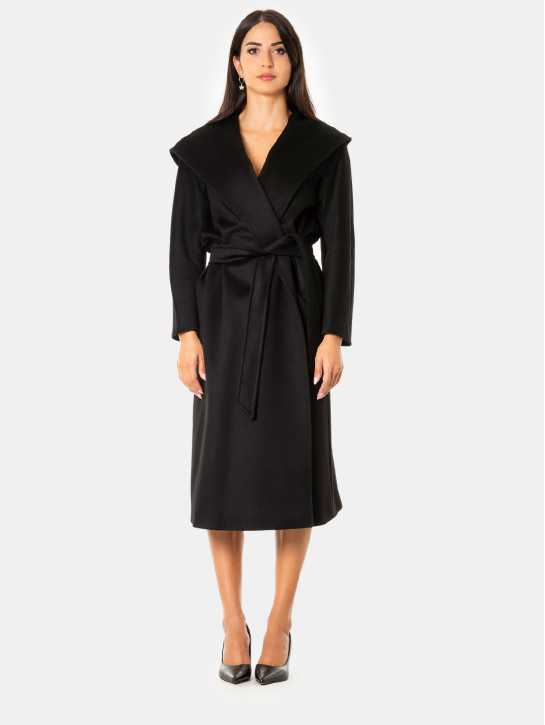 MAXMARA STUDIO Cappotto lungo con cappuccio