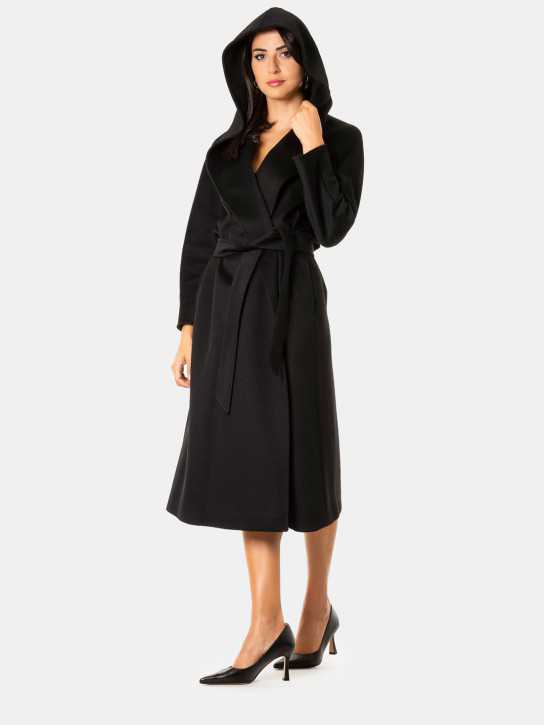 MAXMARA STUDIO Cappotto lungo con cappuccio