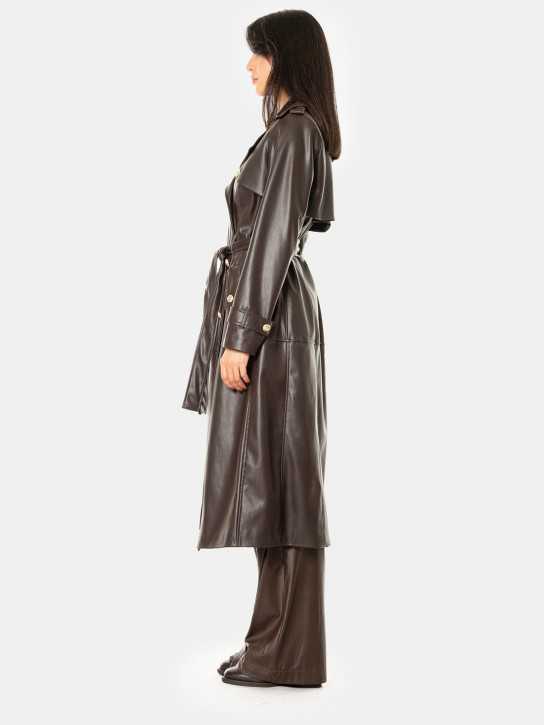 EUREKA by BABYLON Trench in ecopelle