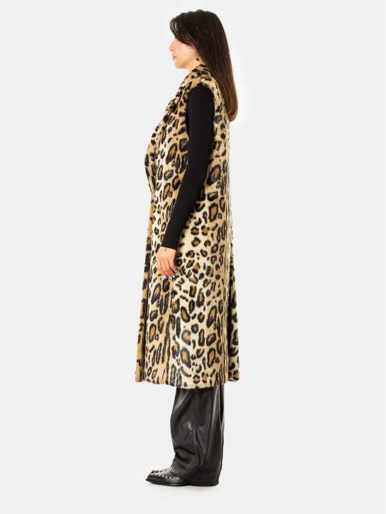 forte_forte Gilet lungo animalier