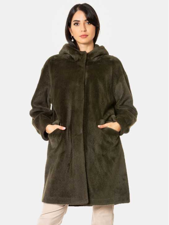 ZOE PARIS Parka in ecopelliccia