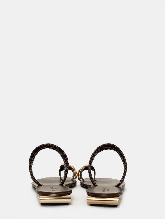DONNARì Sandalo flat con accessorio anello