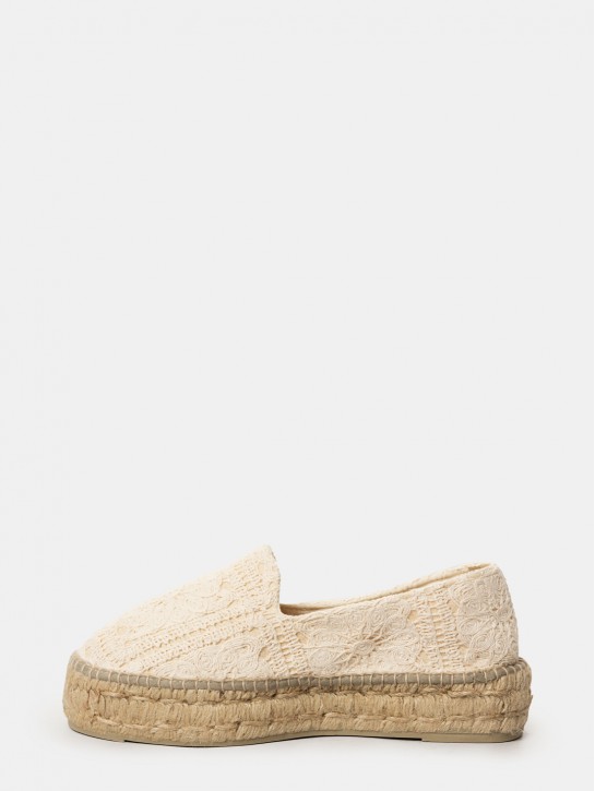 MANEBì Espadrillas cotton crochet