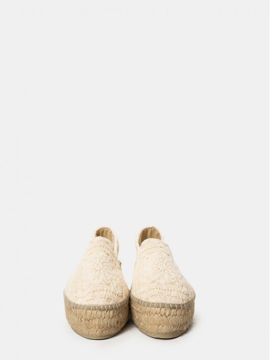 MANEBì Espadrillas cotton crochet