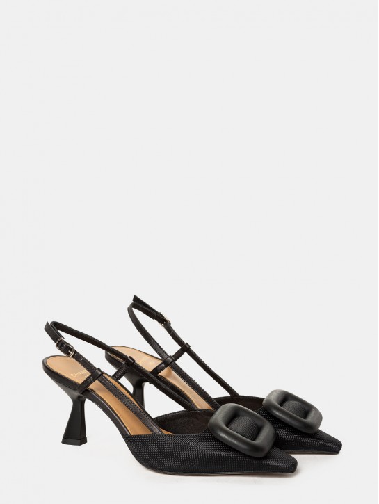 CHANTAL Sandalo slingback in rafia