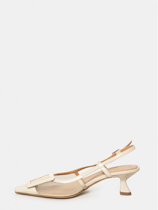 CHANTAL Sandalo slingback con rete