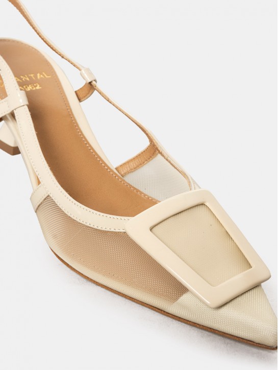 CHANTAL Sandalo slingback con rete