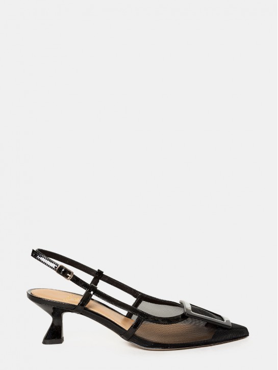 CHANTAL Sandalo slingback con rete