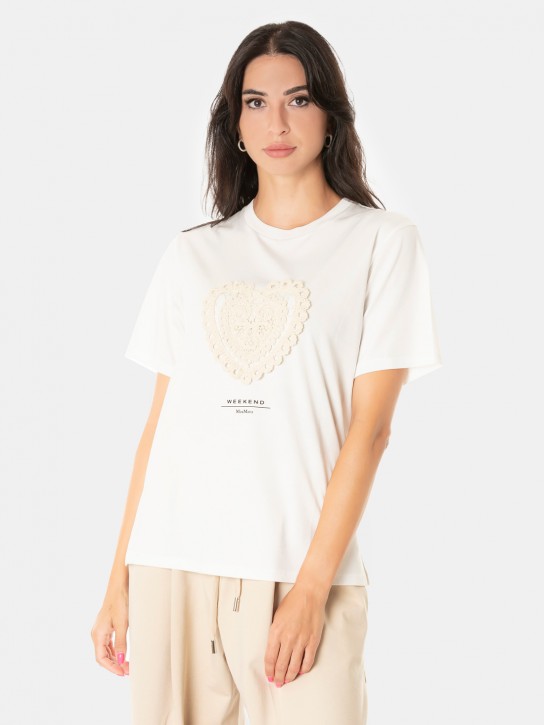 MAXMARA WEEKEND T-shirt con ricamo