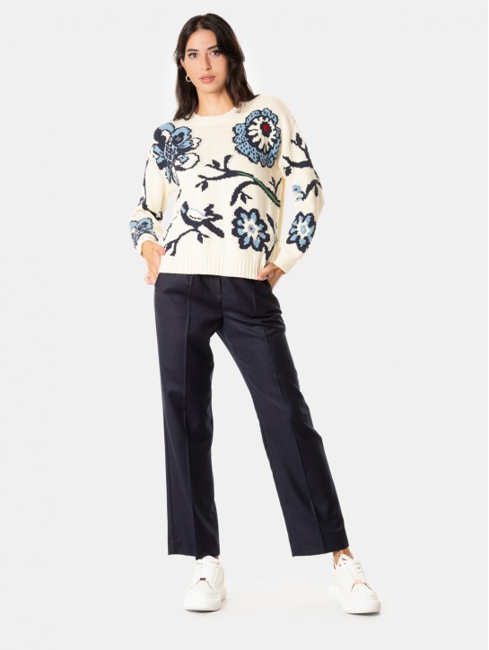 MAXMARA WEEKEND Maglia con disegno fiore