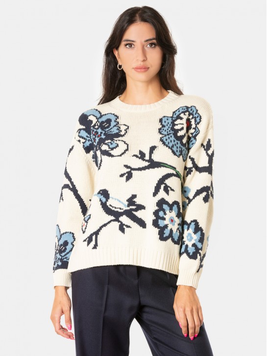 MAXMARA WEEKEND Maglia con disegno fiore