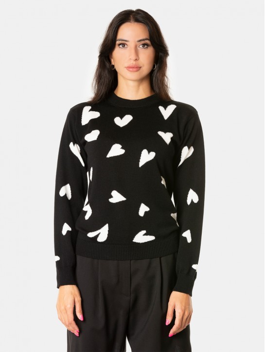 MAXMARA STUDIO Maglia con cuori