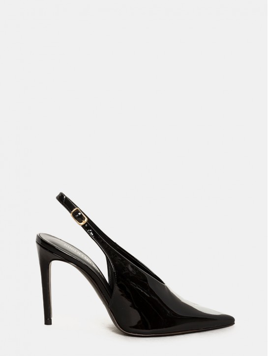 GUGLIELMO ROTTA Sandalo slingback in vernice