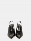 GUGLIELMO ROTTA Sandalo slingback in vernice