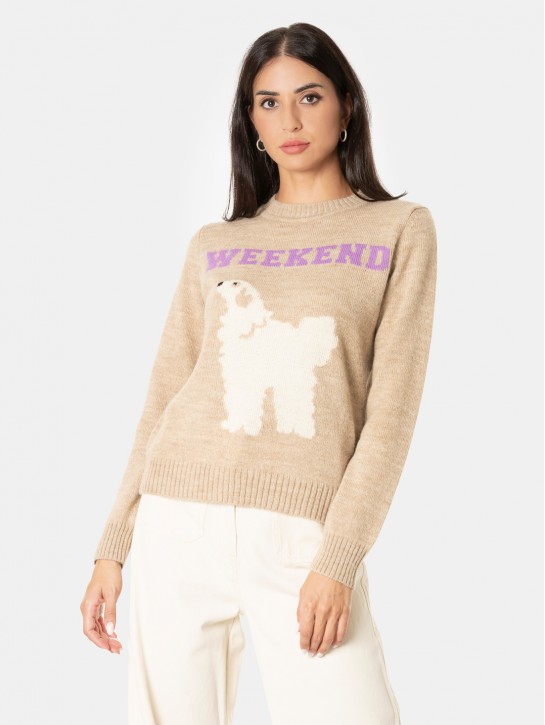 MAXMARA WEEKEND Maglia con stampa