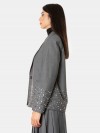 ISABELLE BLANCHE paris Blazer monopetto con applicazioni strass e borchie