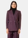 ISABELLE BLANCHE paris Blazer doppiopetto con fibbie