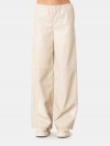 ISABELLE BLANCHE paris Pantalone relaxed in ecopelle