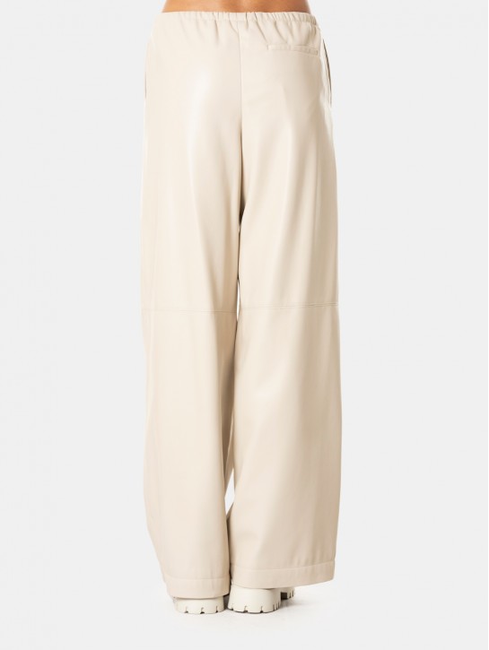 ISABELLE BLANCHE paris Pantalone relaxed in ecopelle