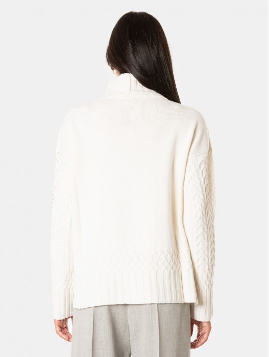 D.EXTERIOR Maglia cashmere trecce