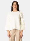 D.EXTERIOR Maglia merinos con frange