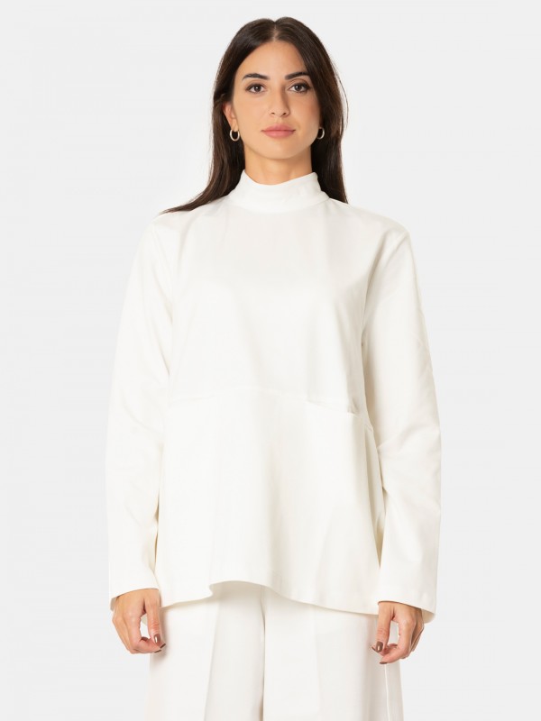 JIJIL Blusa dal collo alto