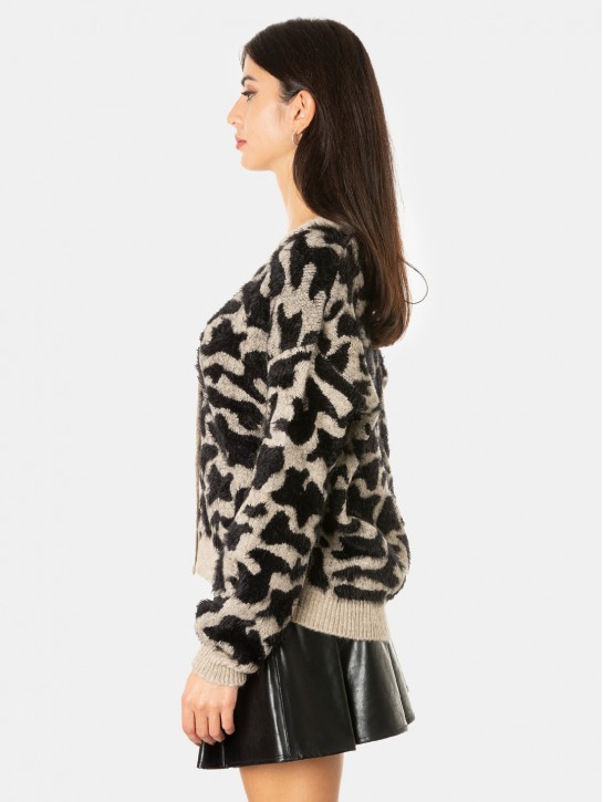 JIJIL Cardigan animalier